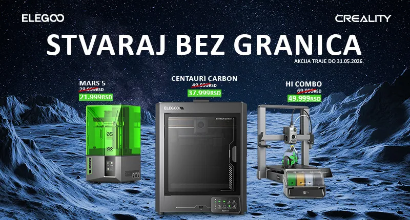 3D štampači akcija