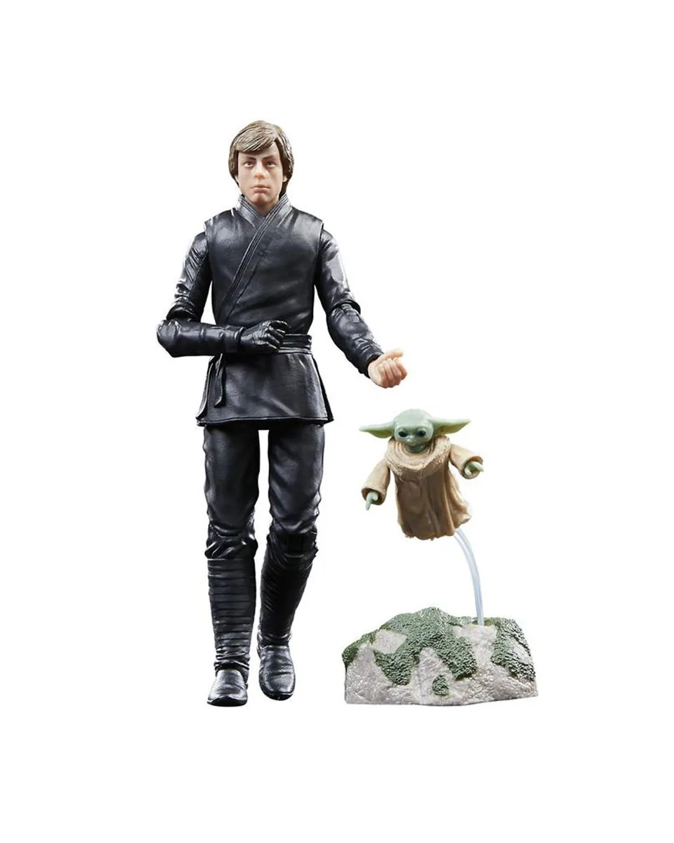 Action Figure Star Wars The Book of Boba Fett - The Black Series - Luke Skywalker & Grogu 