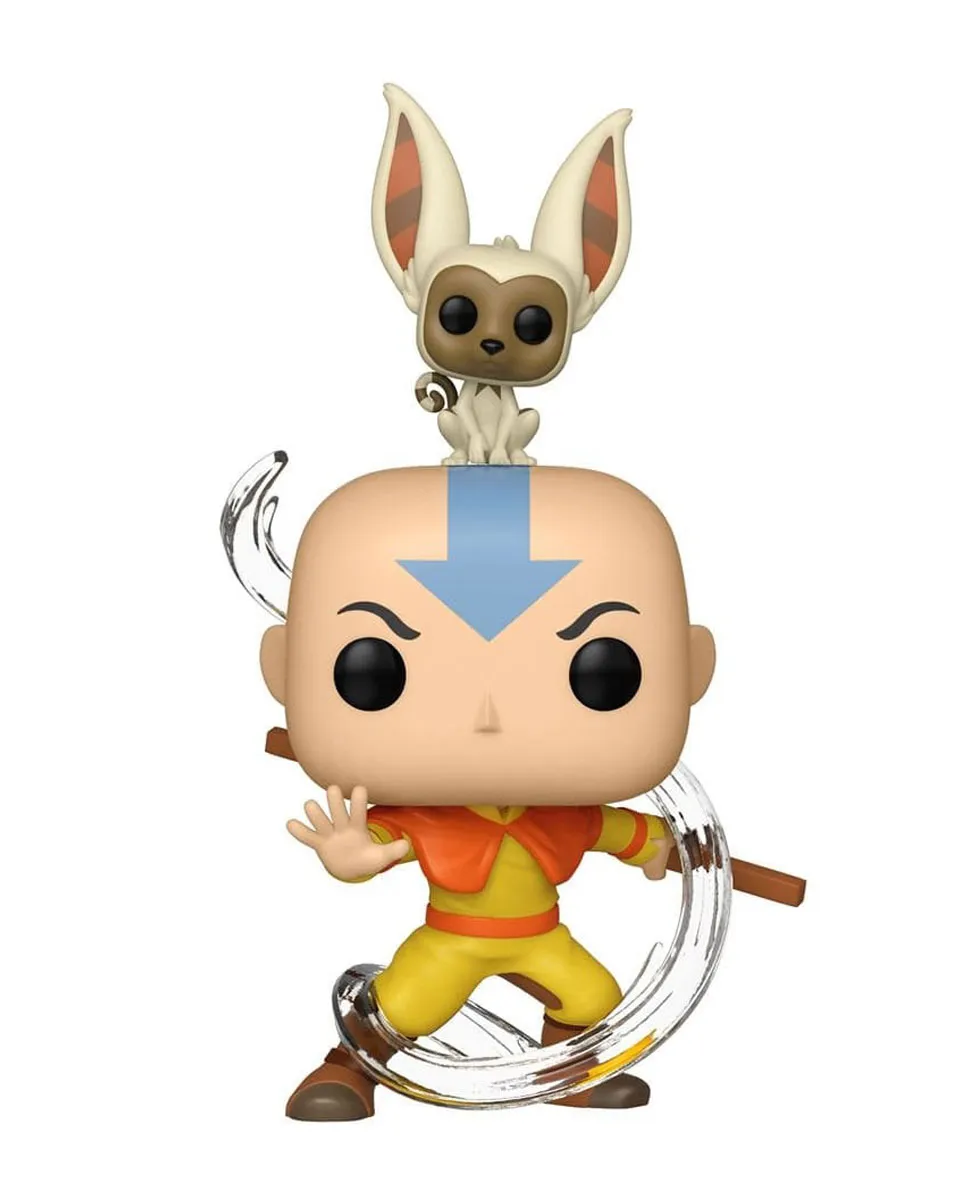 Bobble Figure Anime - Avatar The Last Airbender POP! - Aang with Momo 