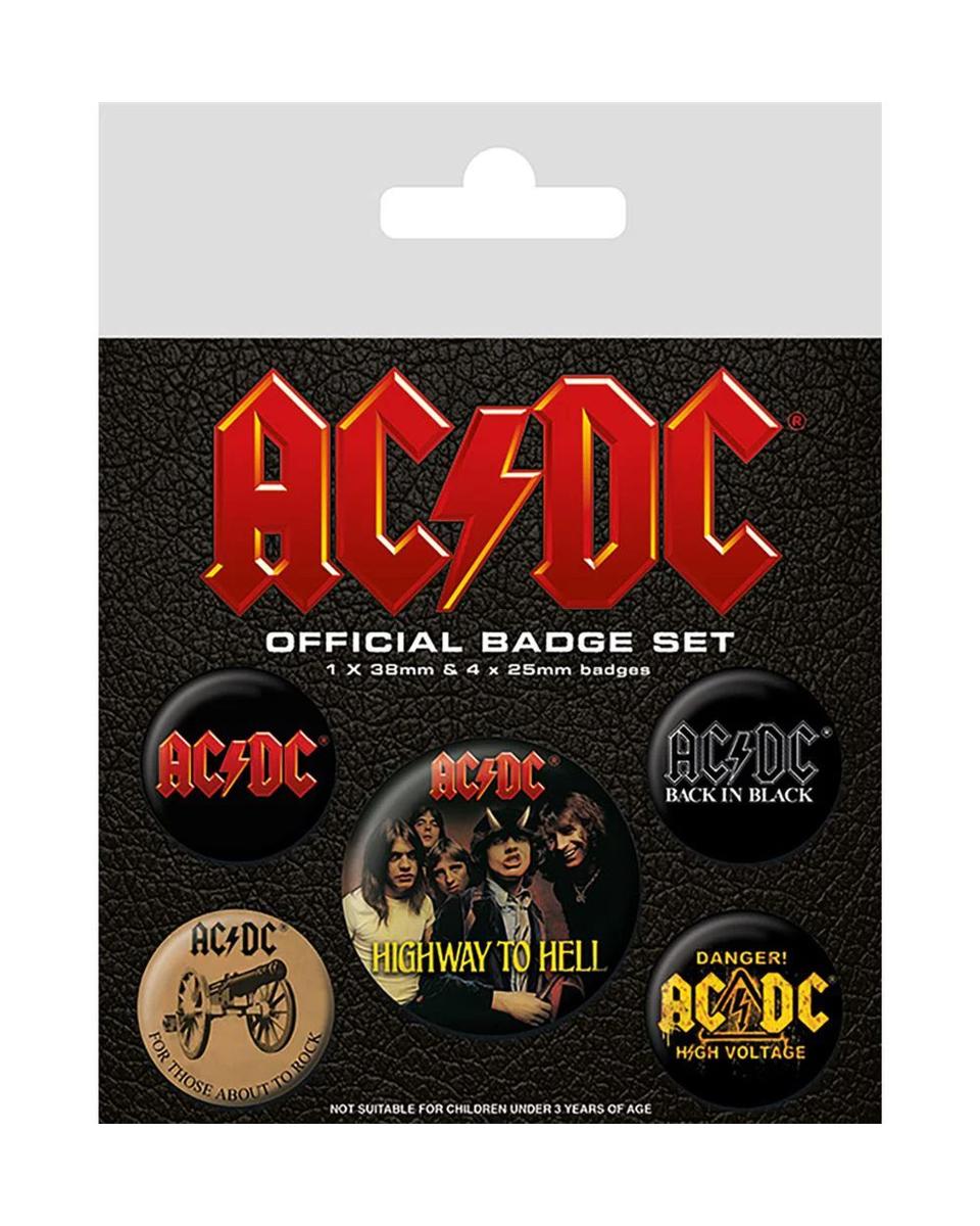 Bedževi AC/DC - Badge Pack 