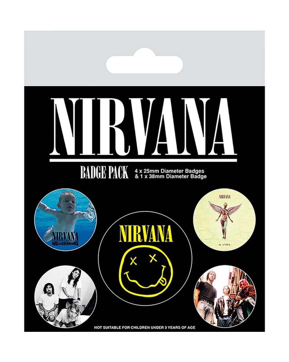 Bedževi Nirvana - Badge Pack 