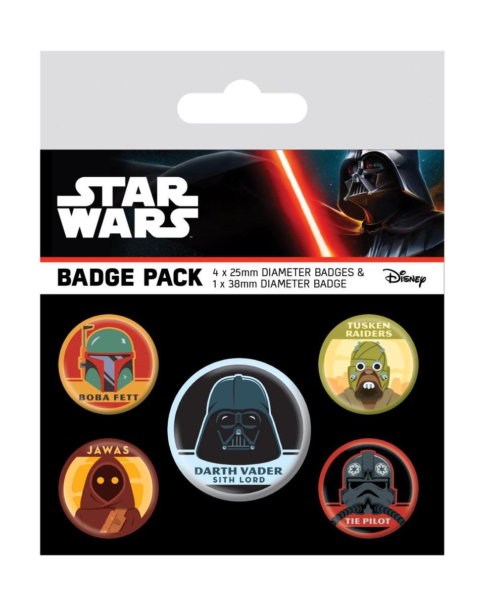 Bedževi Star Wars - Badge Pack 