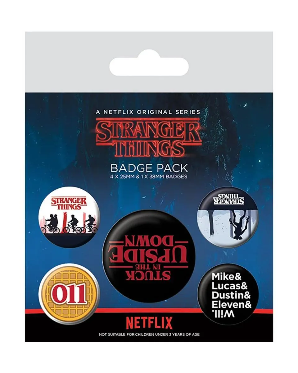 Bedževi Stranger Things - Badge Pack 