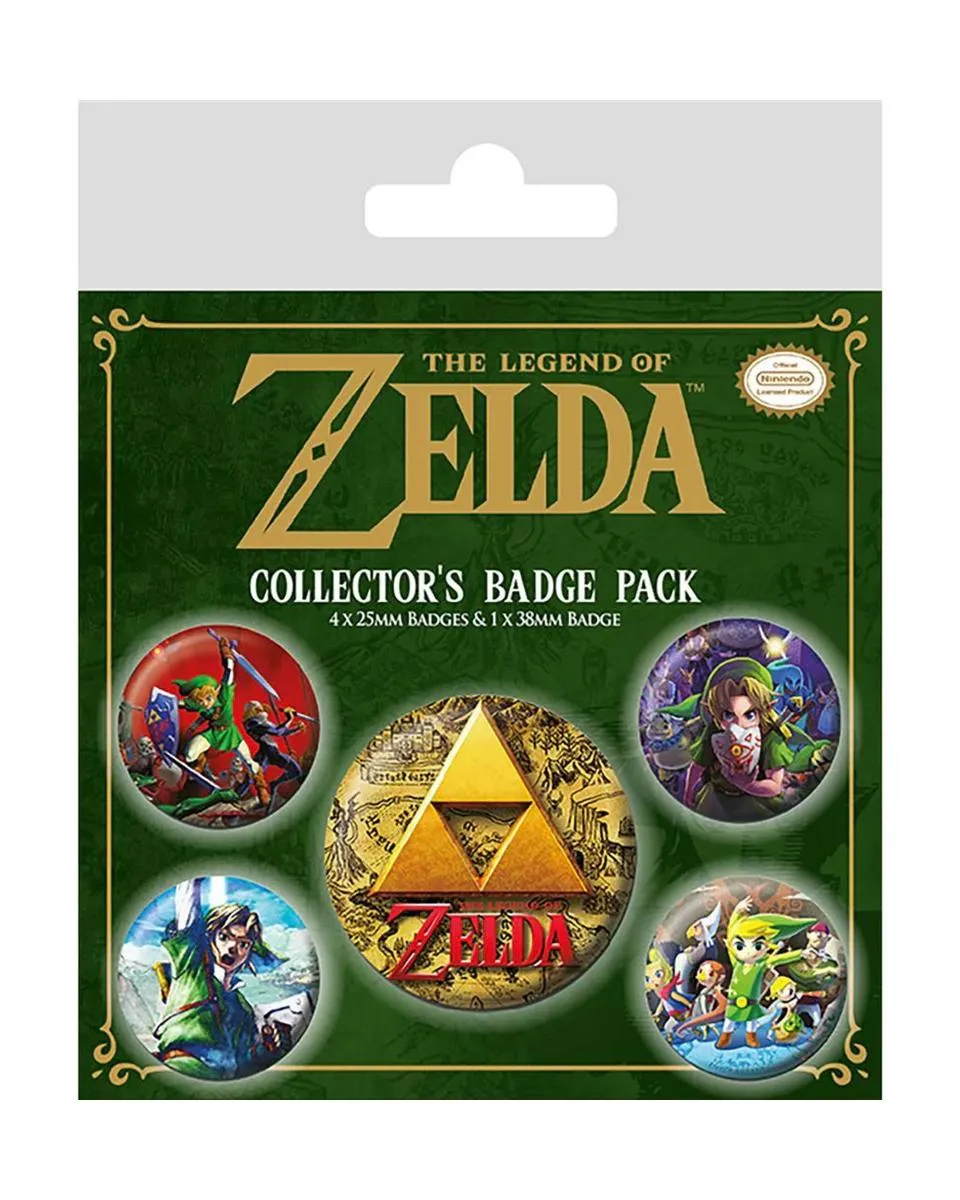 Bedževi The Legend Of Zelda - Badge Pack 