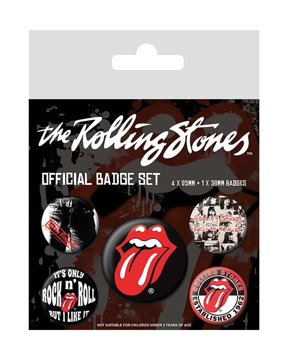 Bedževi The Rolling Stones Official - Badge Pack 