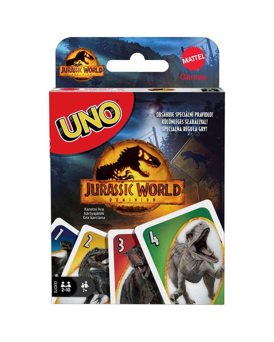 Board Game Mattel UNO - Jurassic World 3- Card Game 