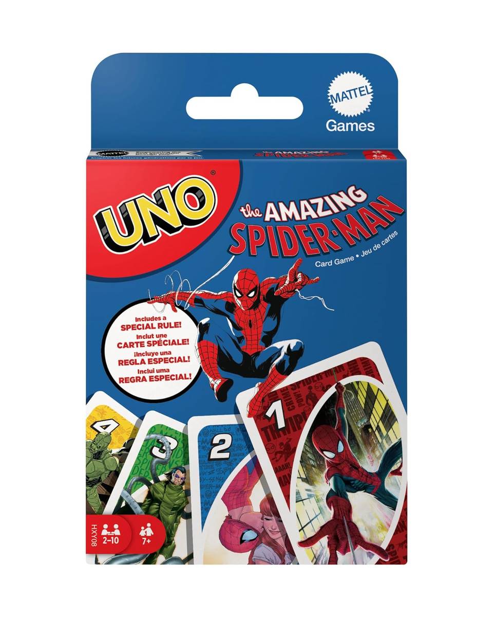 Board Game Mattel UNO - The Amazing Spiderman - Card Game 