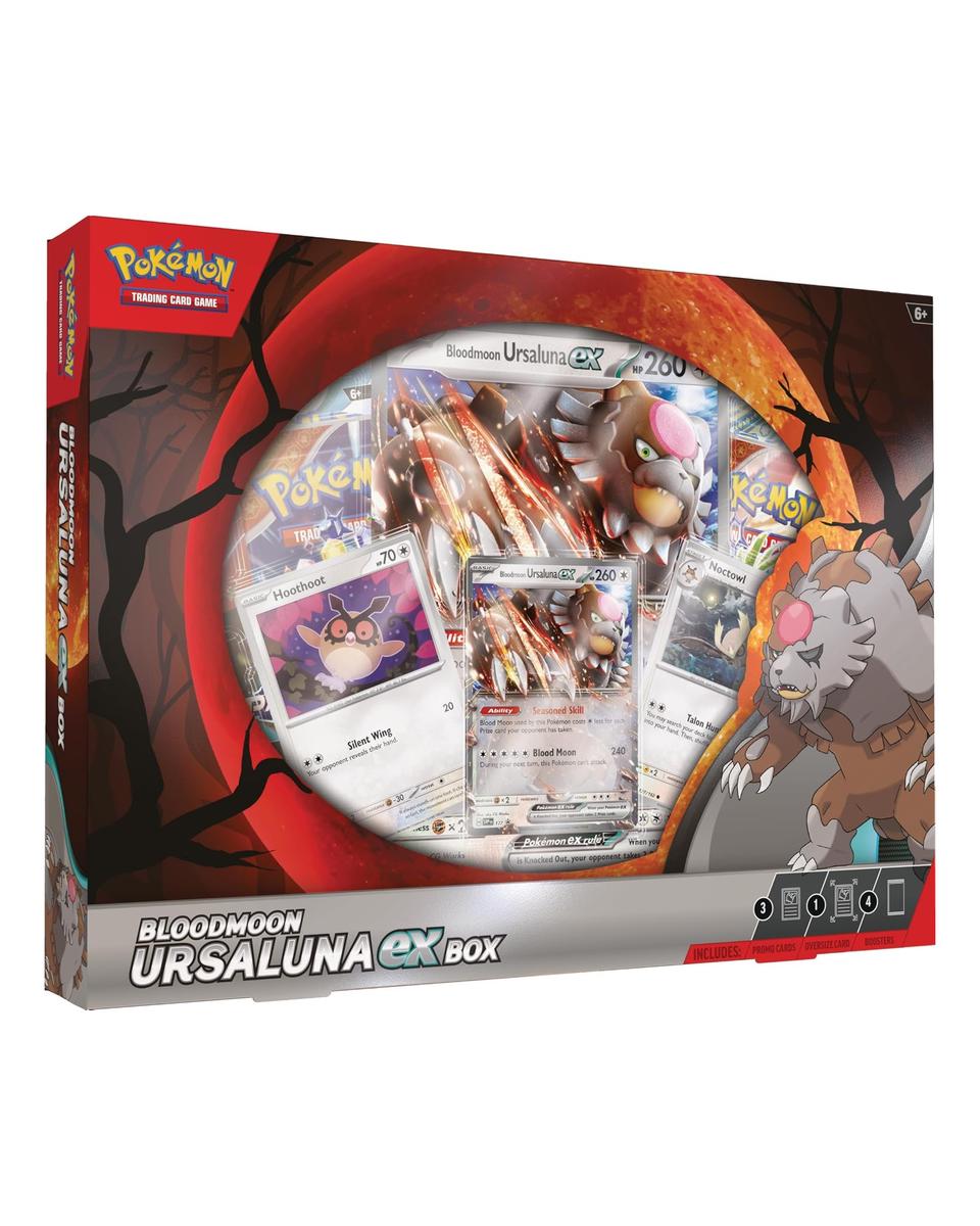 Board Game - Pokemon - TCG Bloodmoon Ursaluna ex Box 