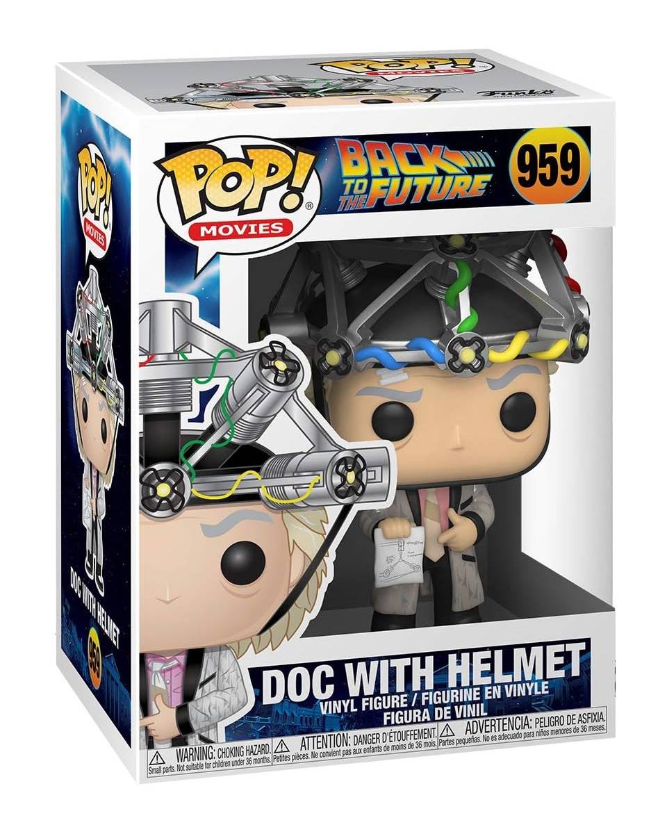 Bobble Figure Back to the Future POP! - Doc with Helmet 