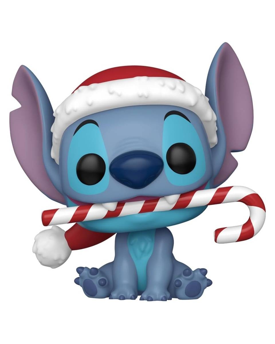 Bobble Figure Disney - Disney Holiday POP! - Stitch With Candy Cane 