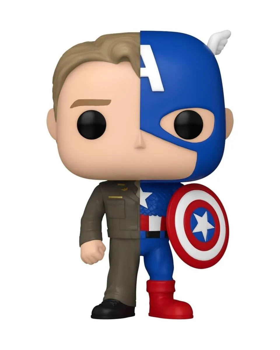 Bobble Figure Marvel - Captain America POP! - Black Panther Steve Rogers / Captain America 