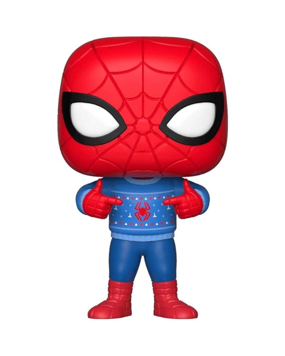 Bobble Figure Marvel - Spider-Man POP! - Spider-Man (Ugly Sweater) 