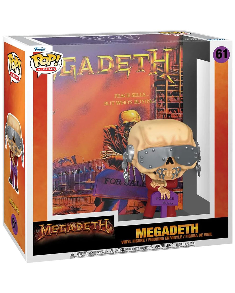 Bobble Figure Rocks - Megadeth POP! Albums - Peace Sells... But Who's Buying? 