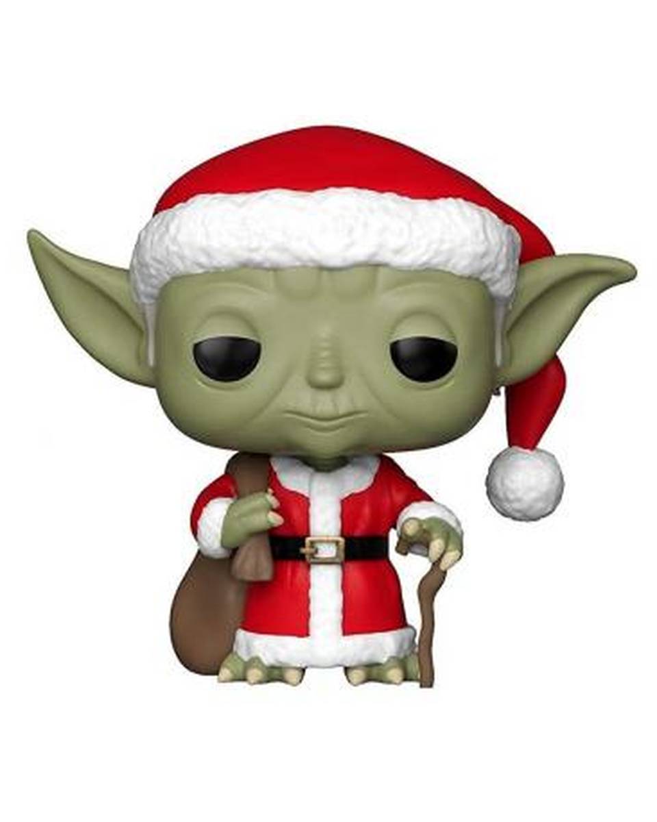 Bobble Figure Star Wars Hoilday POP! - Santa Yoda 