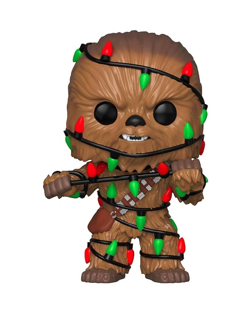 Bobble Figure Star Wars Holiday POP! - Chewbacca with Lights 