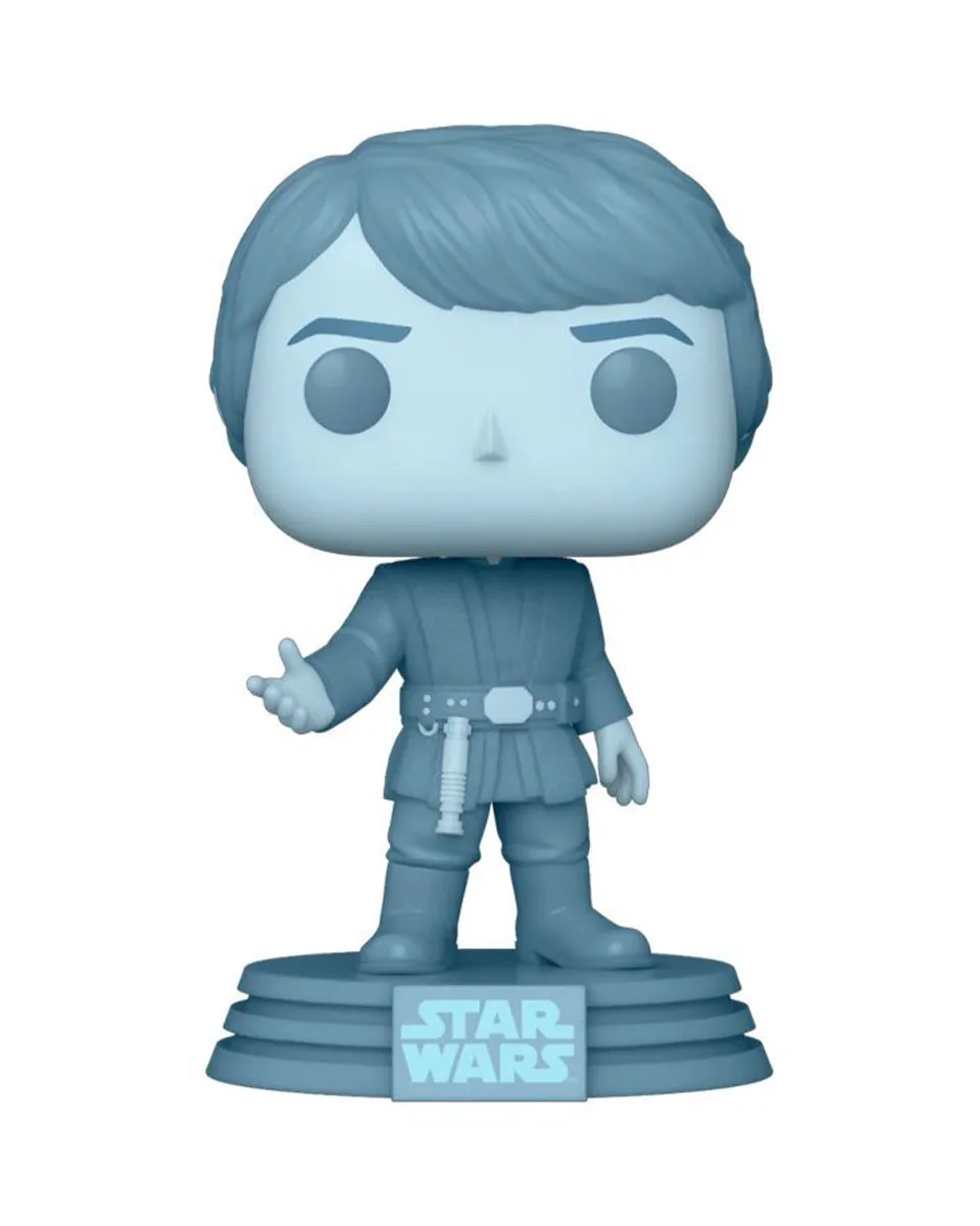 Bobble Figure Star Wars - Return of the Jedi 40th Anniversary POP! - Holographic Luke Skywalker - Glows in the Dark 