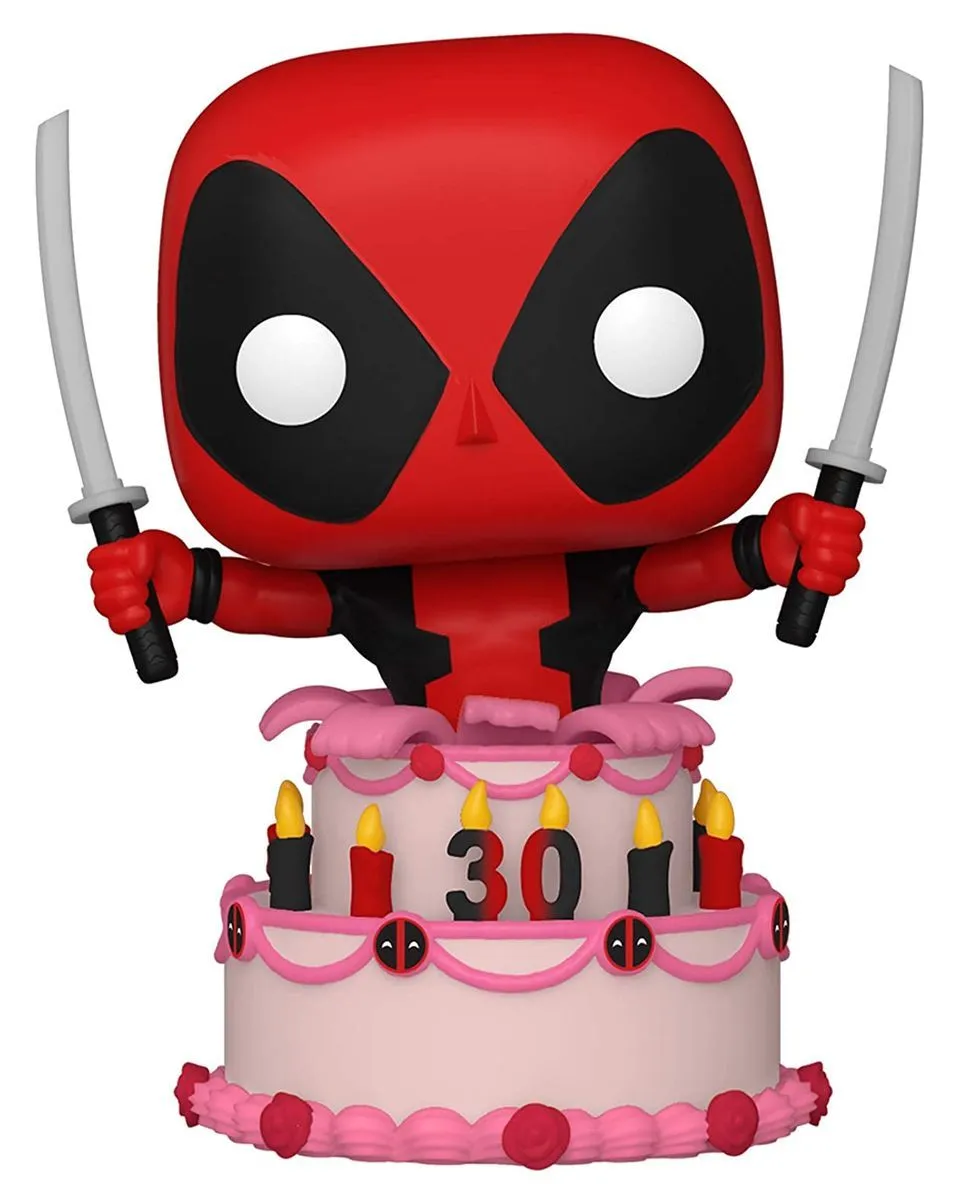 Bobble Figure Deadpool POP! - Deadpool in Cake 