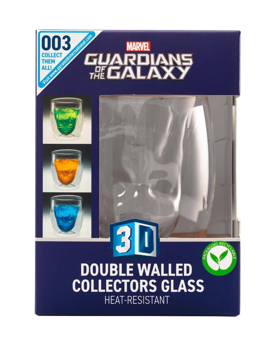 Čaša Guardians Of The Galaxy - Baby Groot - 3D Doubble Walled Glass 