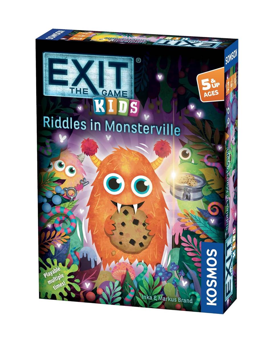 Društvena igra EXIT Kids - Riddles in Monsterville 