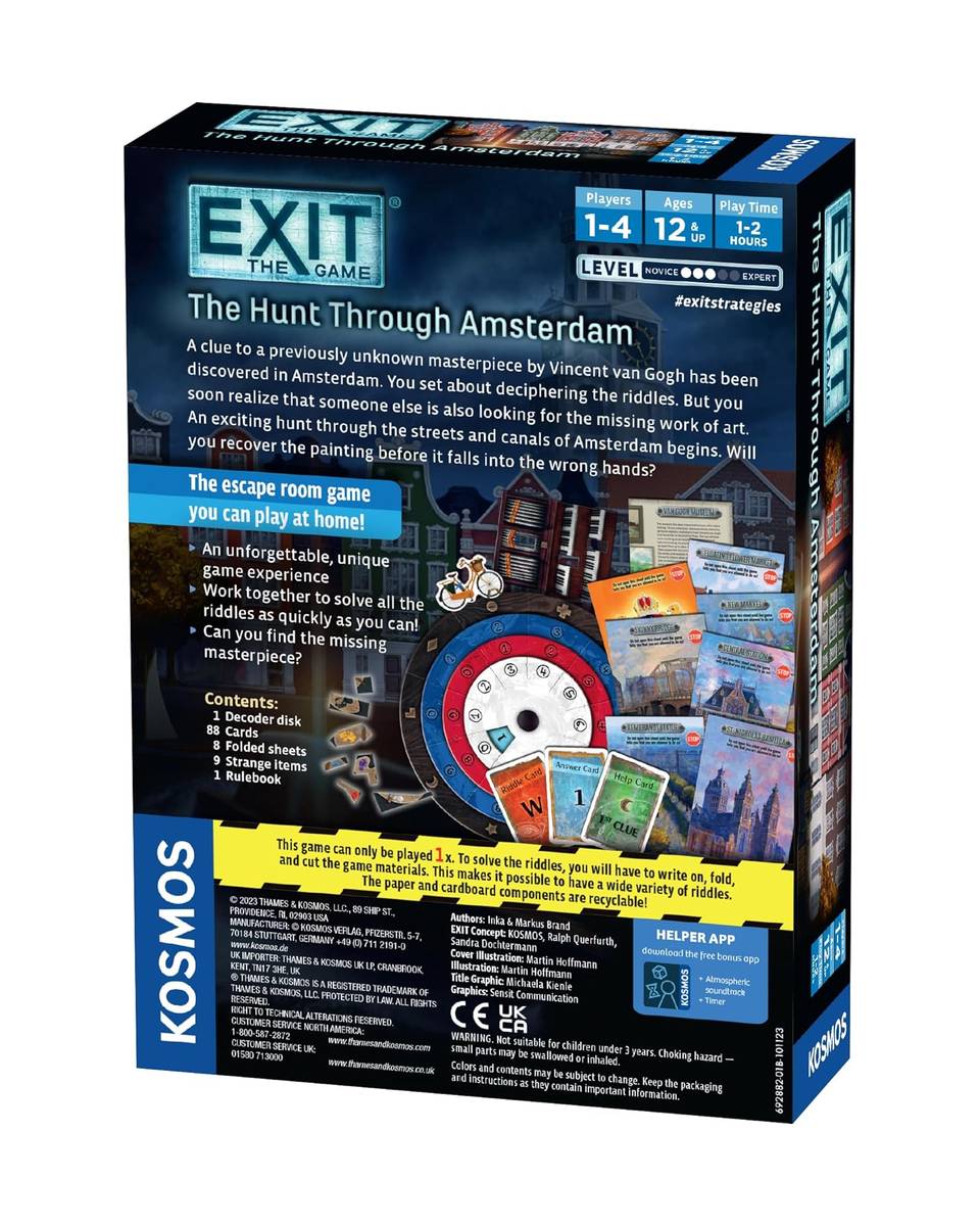 Društvena igra Exit - The Hunt Through Amsterdam 