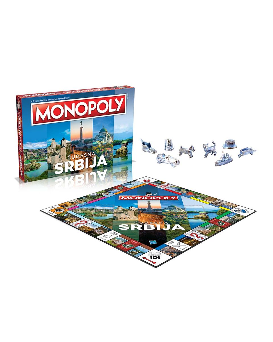Društvena igra Monopoly - Čudesna Srbija 