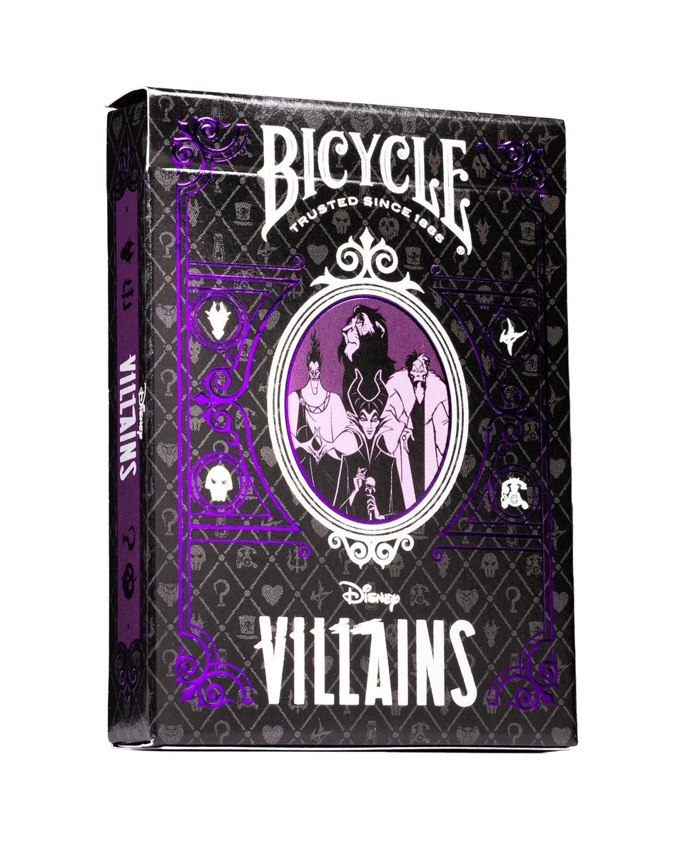 Karte Bicycle Disney - Purple & Green Villians  - Playing Cards 