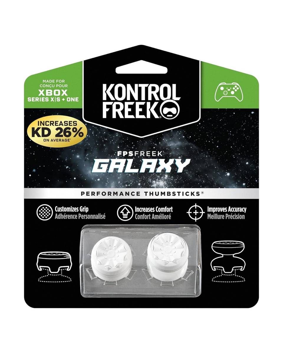 KontrolFreek Thumb Grip - Galaxy - White 