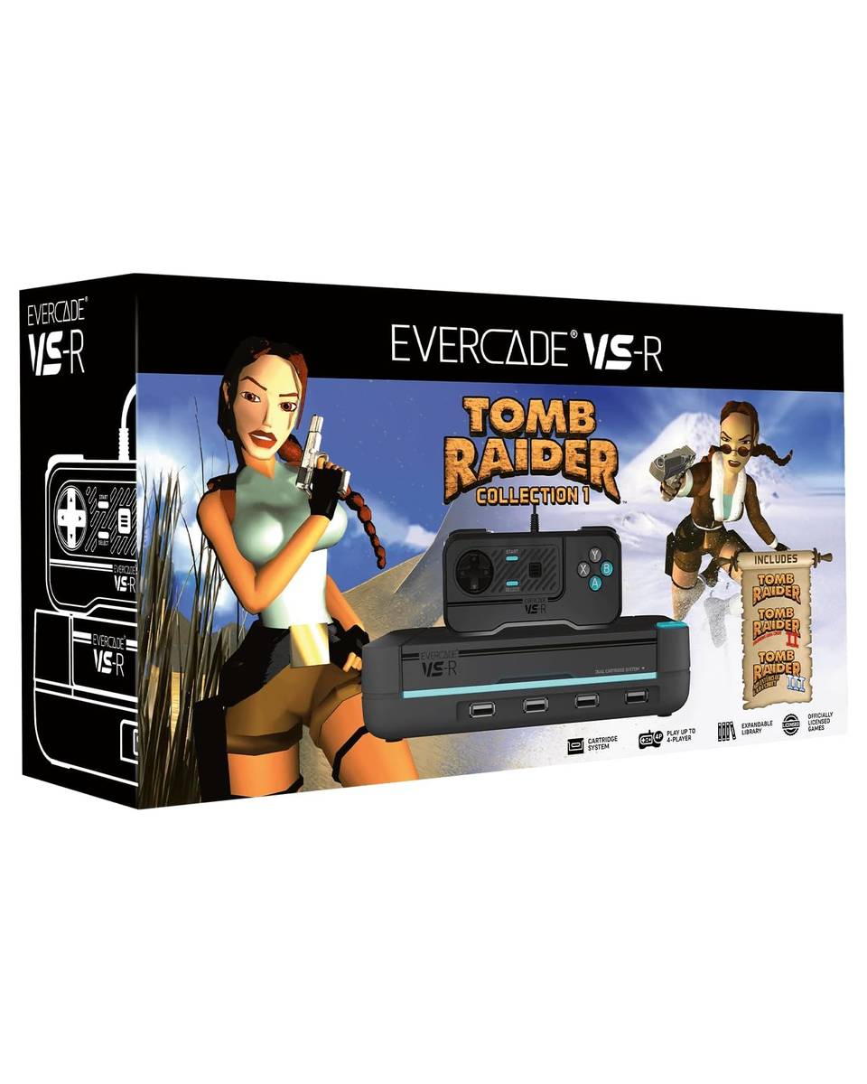 Konzola Evercade VS-R with Tomb Raider Collection 1 