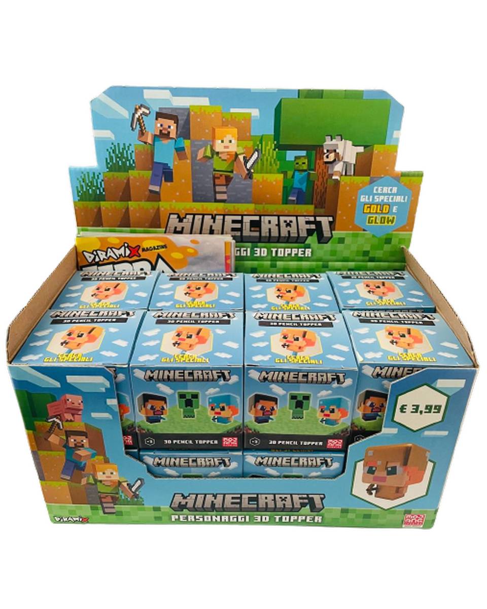 Mini Figure Minecraft - 3D Pencil Topper 