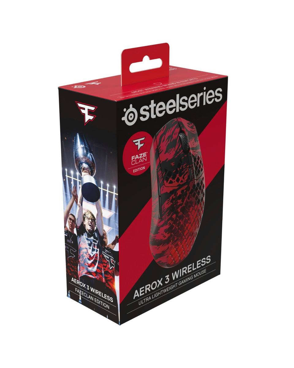 Miš SteelSeries AEROX 3 Wireless - Faze Clan Edition 