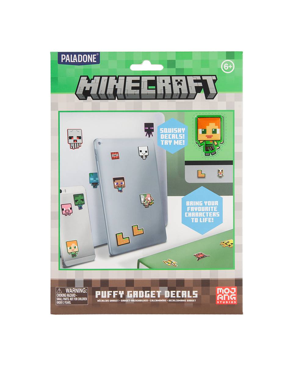 Nalepnice Paladone - Minecraft Puffy Gadget Decals 