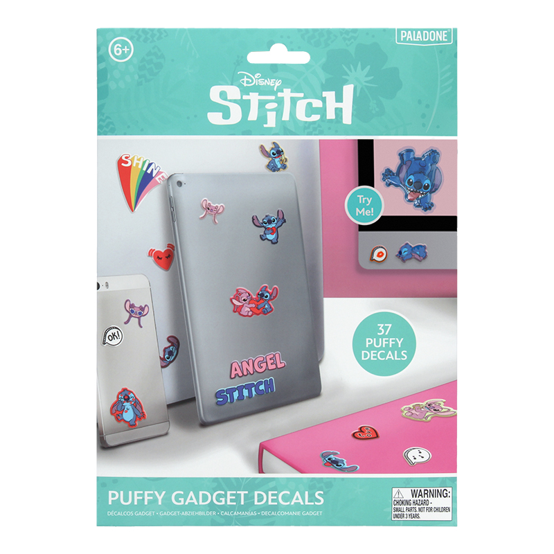 Nalepnice Paladone - Stitch Puffy Gadget Decals 