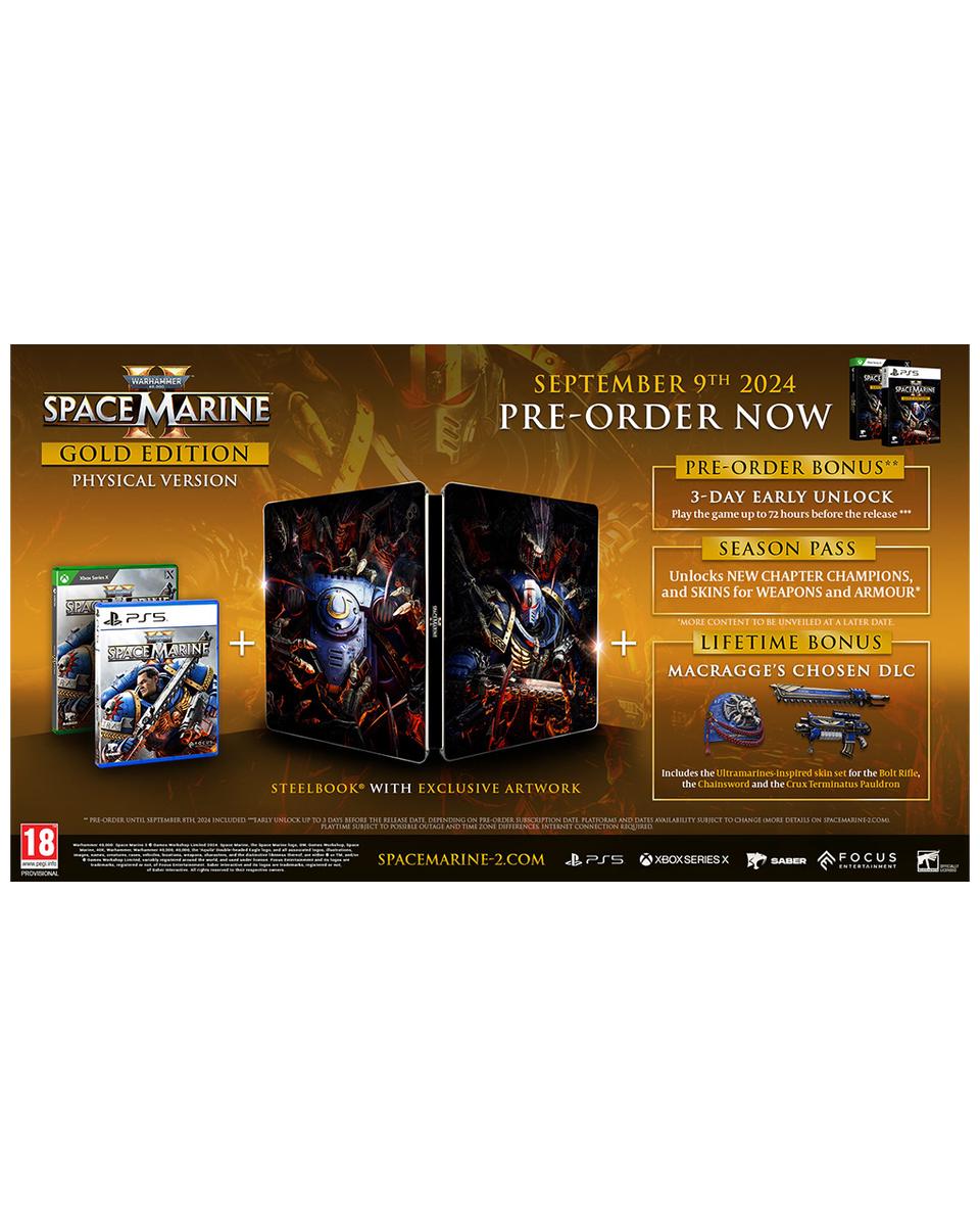 PS5 Warhammer 40.000 - Space Marine 2 - Gold Edition 