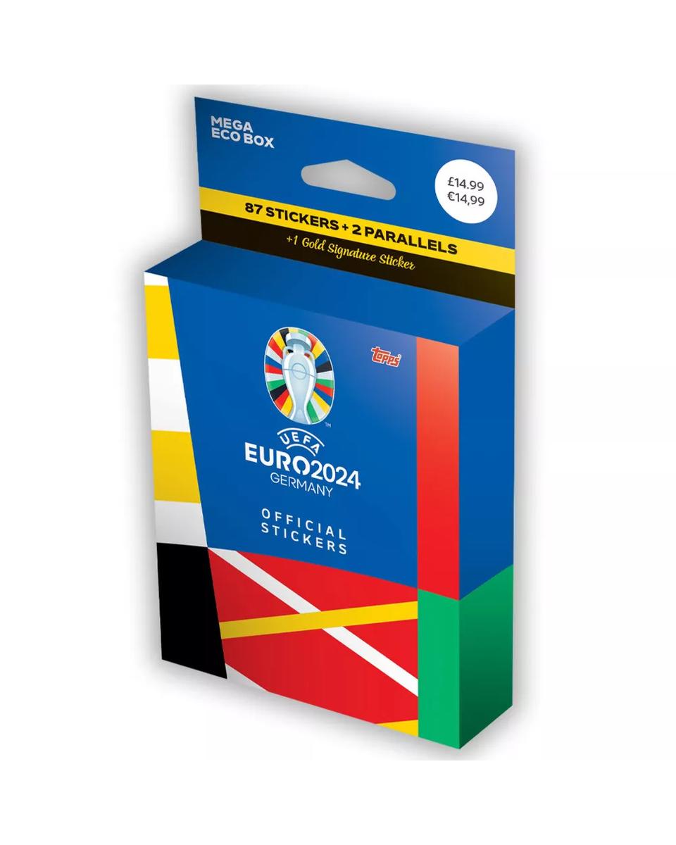 Sličice UEFA EURO 2024 - Sticker Mega Eco Box 
