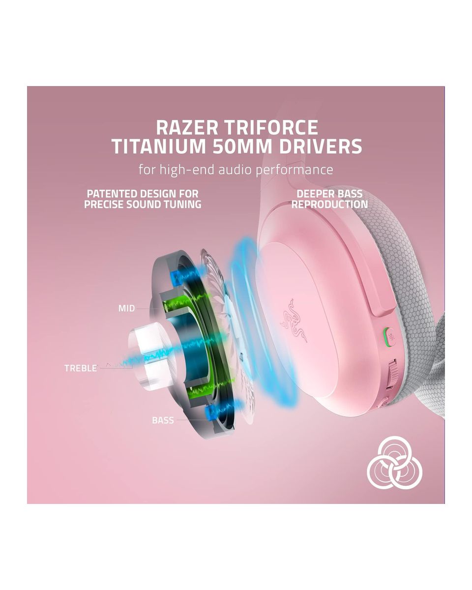 Slušalice Razer Barracuda Wireless - Quartz Edition 