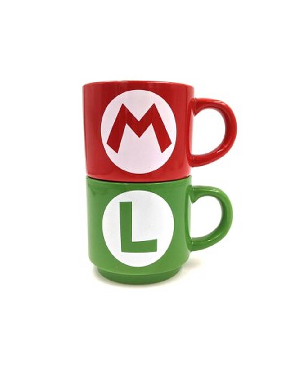 Šolja Super Mario - Mario & Luigi Initial - Mug Pair Set 