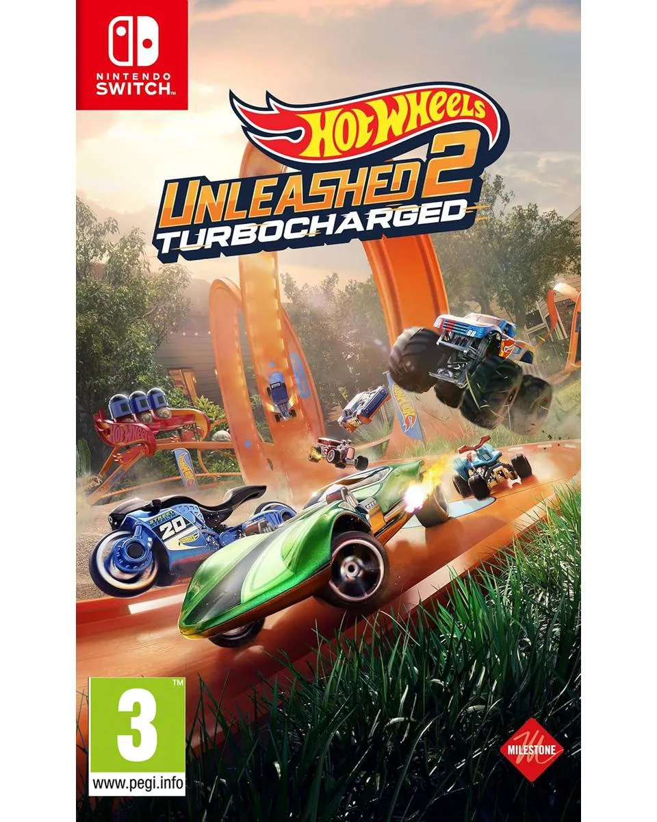 Switch Hot Wheels Unleashed 2 -Turbocharged - Code in a Box 