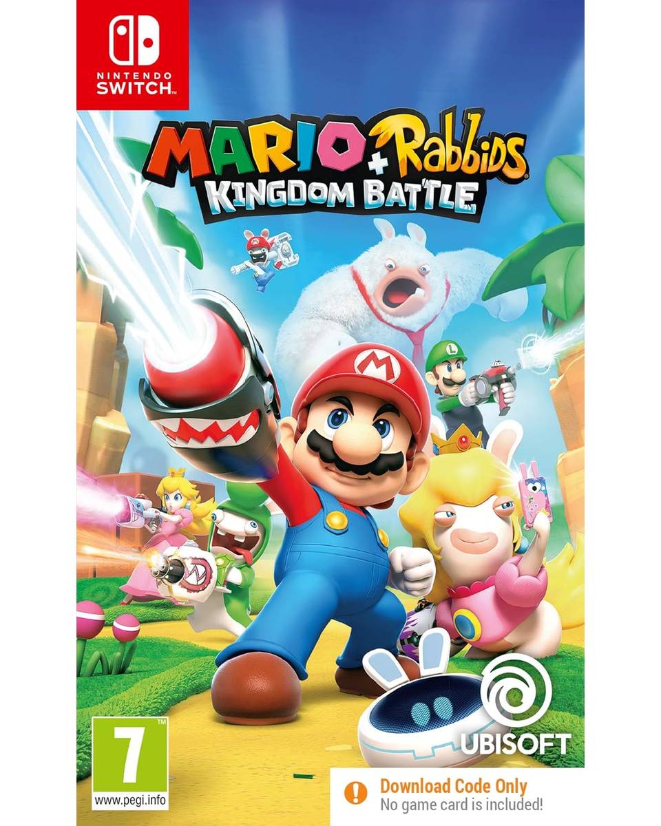 Switch Super Mario and Rabbids Kingdom Battle - Code in a Box 