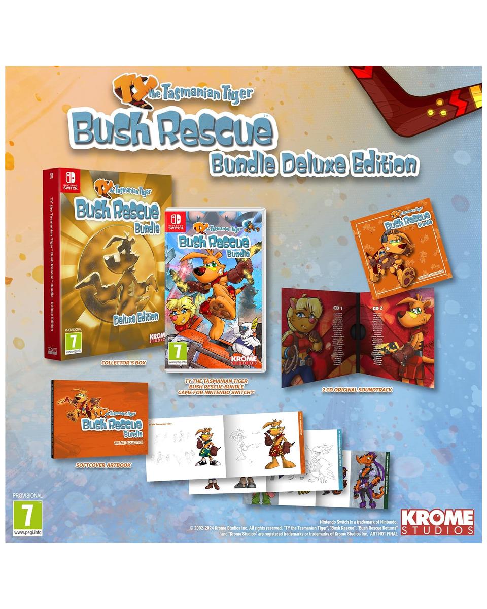 Switch TY the Tasmanian Tiger HD - Bush Rescue Bundle - Deluxe Edition 