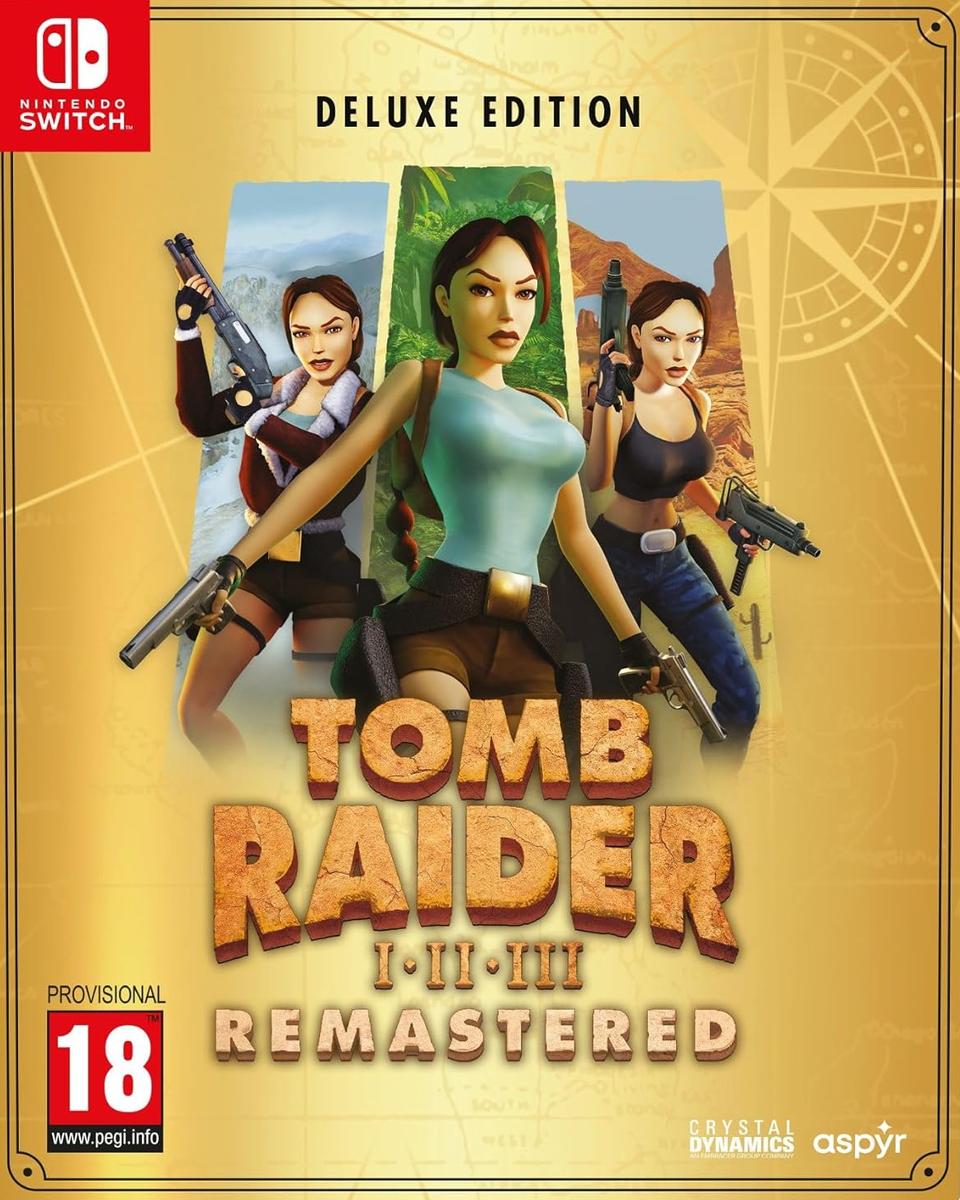 Switch Tomb Raider I-III Remastered Starring Lara Croft - Deluxe Edition 