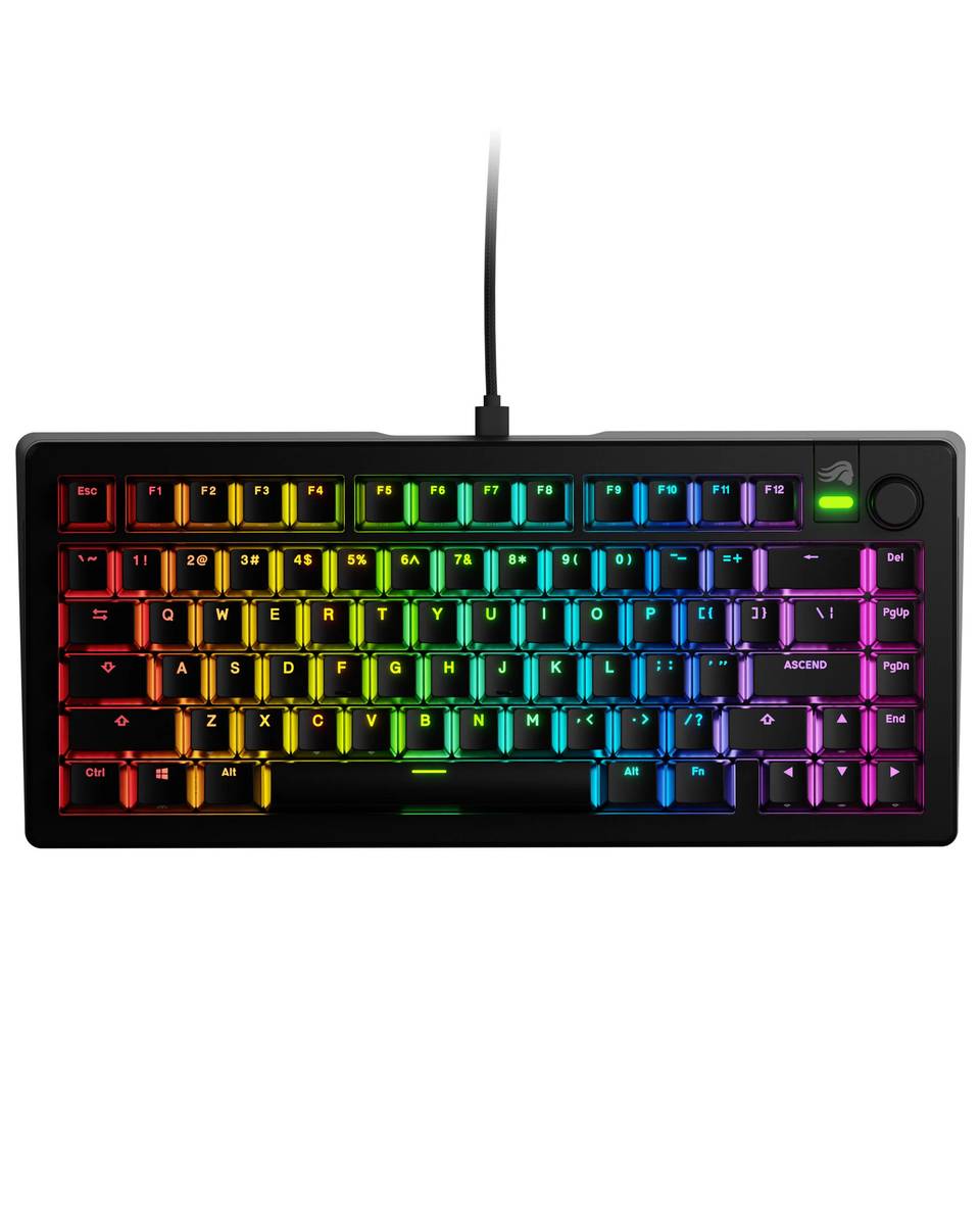 Tastatura Glorious GMMK 3 75% Pre-Built ANSI - Modularna Black 