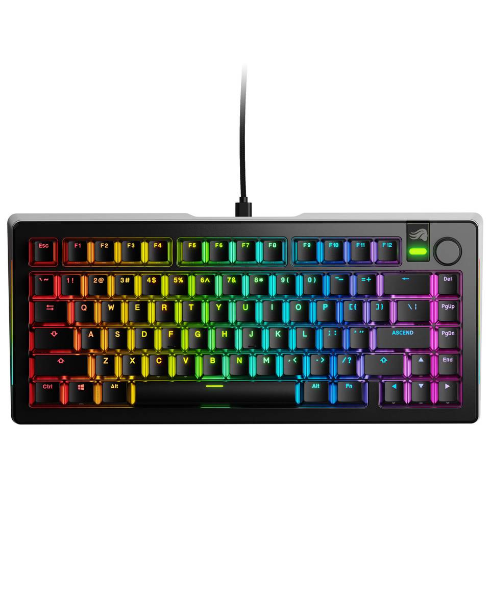 Tastatura Glorious GMMK 3 PRO 75% Pre-Built ANSI - Modularna Black 