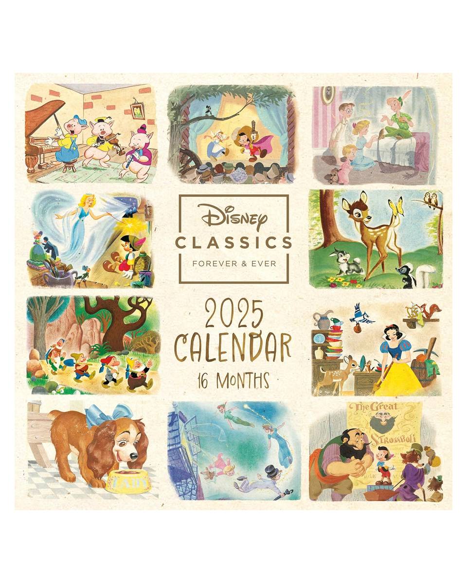 Zidni Kalendar Disney Classics - 2025 Square Calendar 30x30cm 