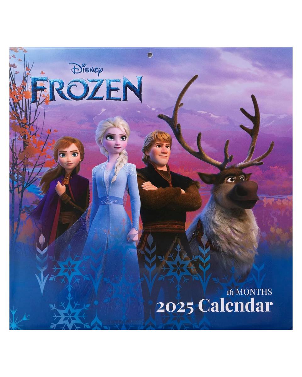 Zidni Kalendar Disney Frozen - 2025 Square Calendar 30x30cm 