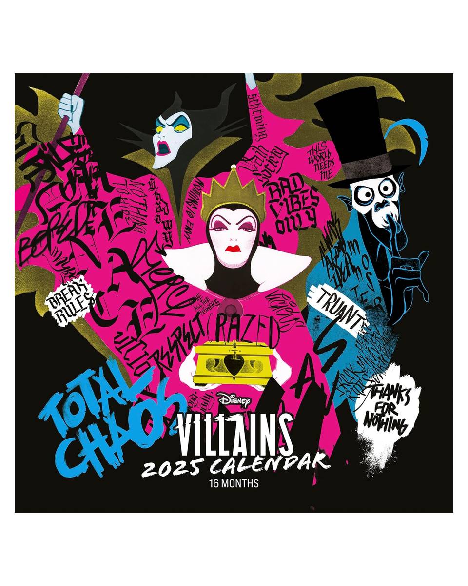 Zidni Kalendar Disney Villains - 2025 Square Calendar 30x30cm 