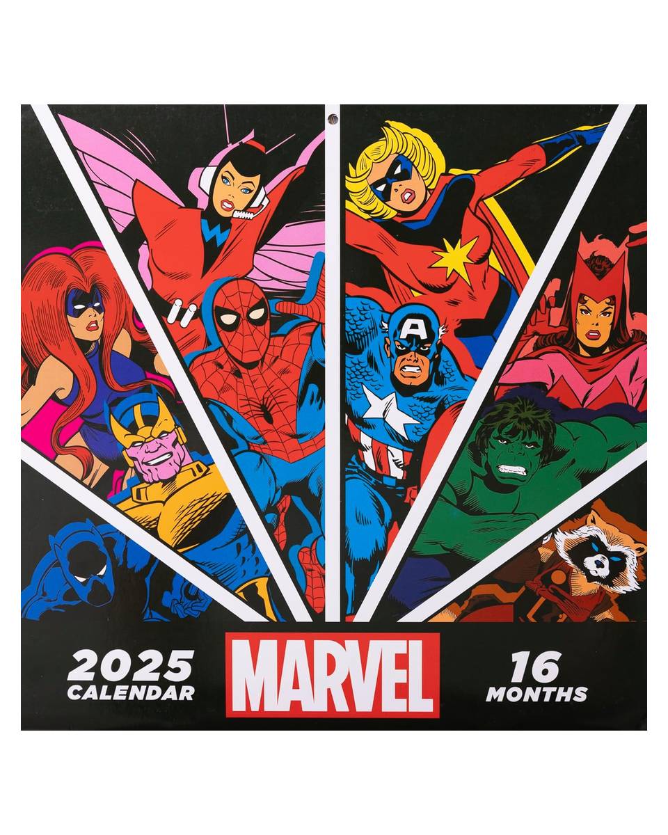 Zidni Kalendar Marvel - 2025 Square Calendar 30x30cm 