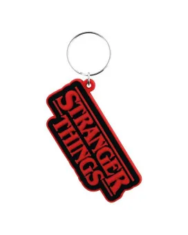 Privezak Stranger Things - Logo - Rubber Keychain 