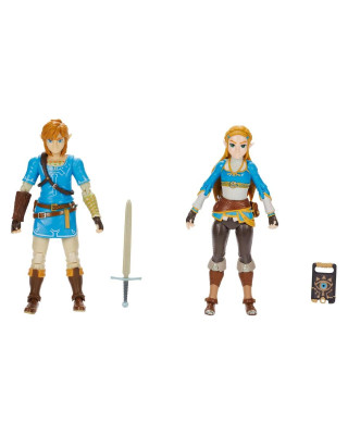 Action Figure The Legend of Zelda Breath of the Wild - Link & Zelda 