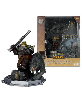 Action Figure World of Warcraft - Dwarf Hunter Beast Master & Dwarf Hunter Marksman 