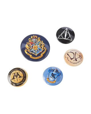 Bedževi Harry Potter Hogwarts - Badge Pack 